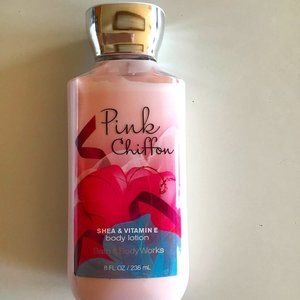 Bath and Body Works - Body Lotion - Pink Chiffon - 8oz - Like new